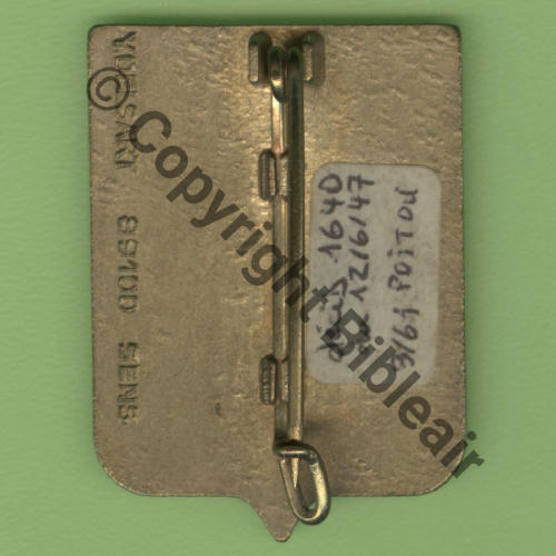 1640.EMGFAA & A1553 1975+ ET.3.61 POITOU ORLEANS  De Griffes et butees Dos irreg Src.Y.GENTY 